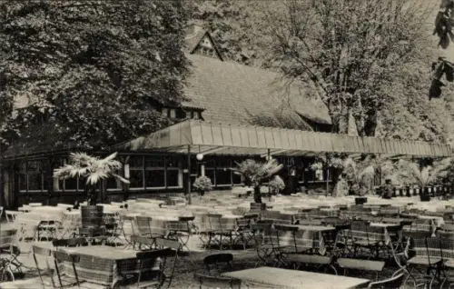 Ak Kiel, Forstbaumschule, Terrasse