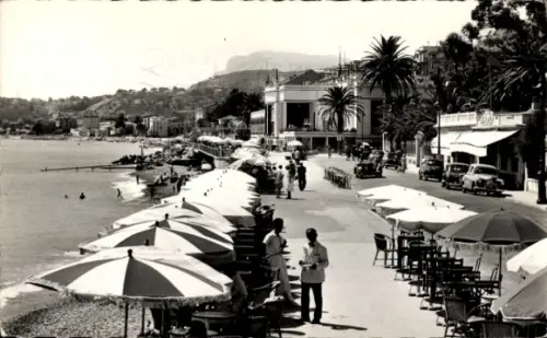 Ak Menton Alpes Maritimes, Promenade, Casino