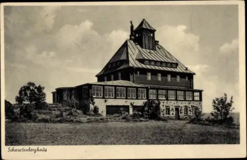 Ak Neuhausen Erzgebirge, Schwartenberghaus