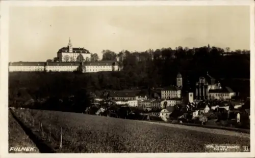 Ak Fulnek Region Mährisch Schlesien, Gesamtansicht