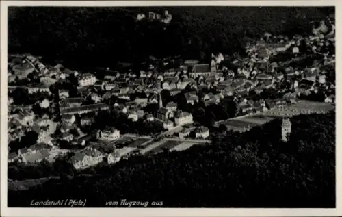 Ak Landstuhl in der Pfalz, Luftaufnahme