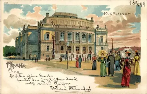Litho Praha Prag Tschechien, Rudolfinum