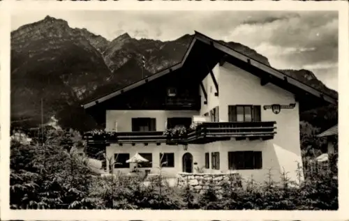 Ak Garmisch Partenkirchen in Oberbayern, Haus Hamburg, Klarweinstraße