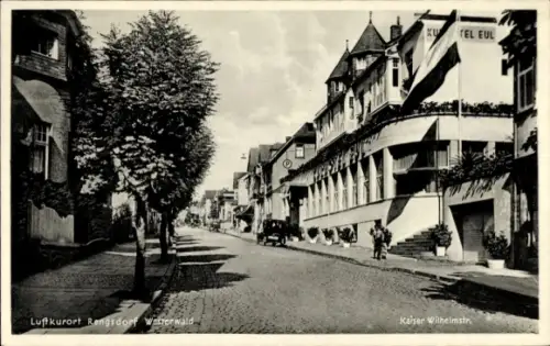 Ak Rengsdorf in Rheinland Pfalz, Kaiser Wilhelm Straße, Kurhotel Eul