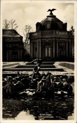 Ak Bayreuth in Oberfranken, Eremitage, Sonnentempel