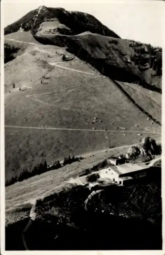 Ak Rottach Egern am Tegernsee Oberbayern, Wallberg, Wallberghaus, Wallberg (1500 m), Gipfel 1722 