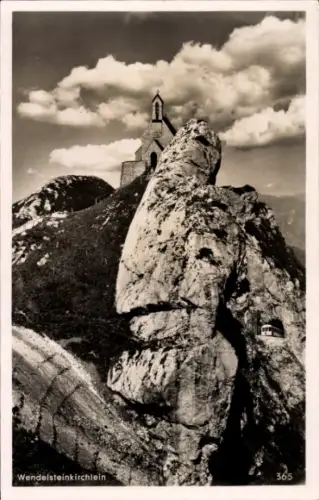 Ak Bayrischzell im Mangfallgebirge Oberbayern, Wendelsteinkirchlein