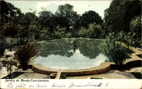 Ak Cuernavaca Mexiko, Jardin de Borda, Cuernavaca