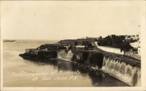 Ak San Juan, Puerto Rico, Fortificaciones al Noroeste