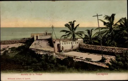 Ak Cartagena, Colombia, Muralla de la Tenaza