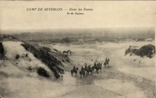 Ak Beverloo Beverlo Beringen Flandern Limburg, In den Dünen