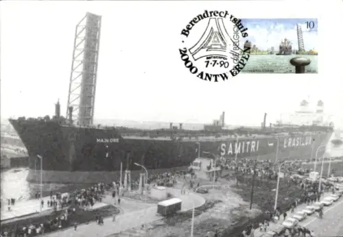 CPA Anvers Antwerpen Flandern, Ecluse de Berendrecht