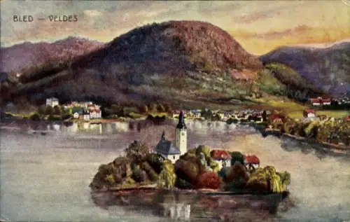 Ak Bled Veldes Slowenien, Blejski Otok, Insel