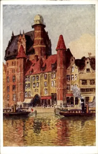 Künstler Ak Hellingrath, B., Gdańsk Danzig, Frauentor