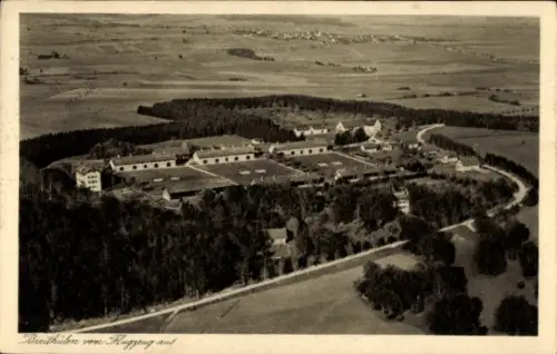 Ak Breithülen Heroldstatt in der Schwäbischen Alb, Fliegeraufnahme