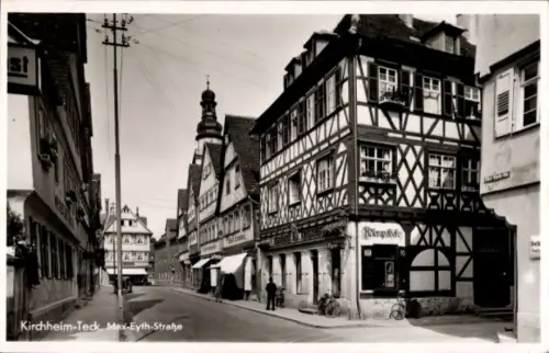 Ak Kirchheim unter Teck Württemberg, Max Eyth Straße, Fachwerkhaus