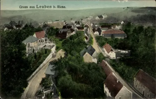 Ak Leuben Nossen in Sachsen, Gesamtansicht