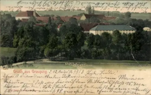 Ak Graupzig Nossen in Sachsen, Teilansicht