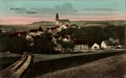 Ak Leuben Nossen in Sachsen, Gesamtansicht