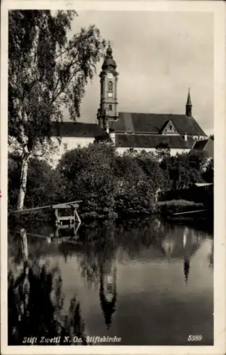 Ak Zwettl Niederösterreich, Stiftskirche