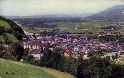 Ak Hallein Tennengau in Salzburg, schöne Detailansicht