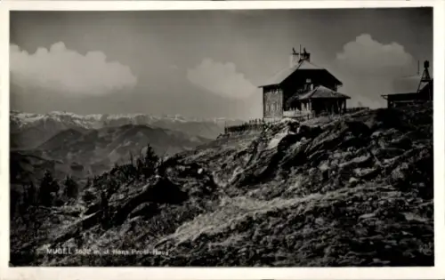 Ak Mugelschutzhaus, Hans-Prosl-Schutzhaus