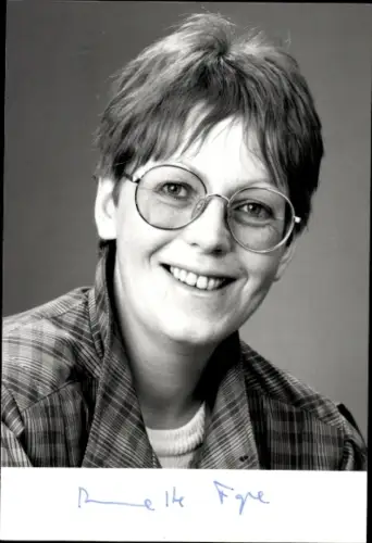 Ak Politikerin Annette Faße, Portrait, SPD, Autogramm