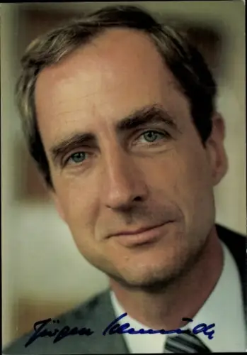 Ak Jürgen Schmude, Politiker, Portrait, Autogramm