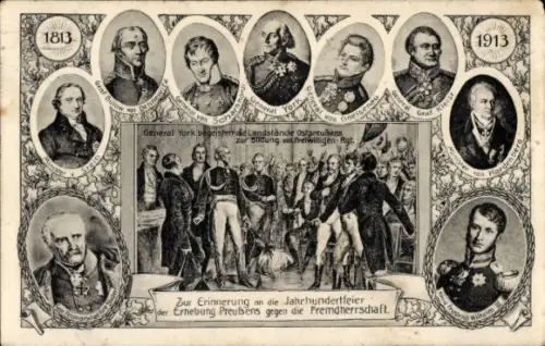 Ak Jahrhundertfeier der Erhebung Preußens gegen die Fremdherrschaft