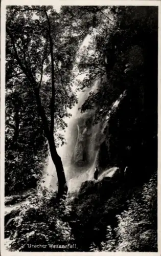 Ak Bad Urach in der Schwäbischen Alb Württemberg, Uracher Wasserfall