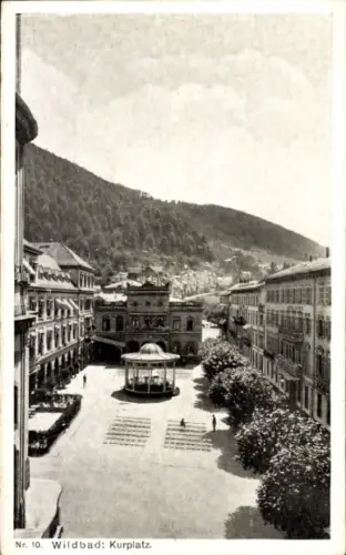 Ak Bad Wildbad im Schwarzwald, Kurplatz