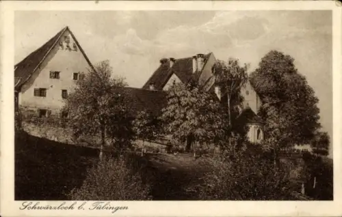 Ak Schwarzbach in Baden Württemberg, Ortspartie