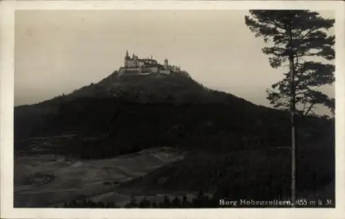 Ak Zimmern Bisingen im Zollernalbkreis, Burg Hohenzoller