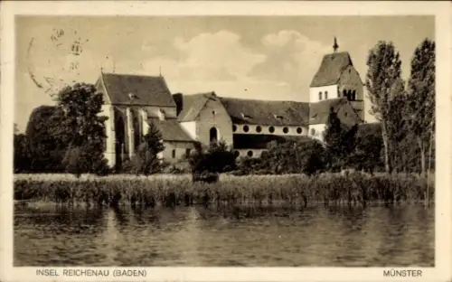 Ak Insel Reichenau im Bodensee, Münster