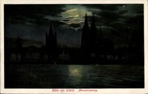Ak Köln am Rhein, Köln am Rhein, Kölner Dom, Rhein