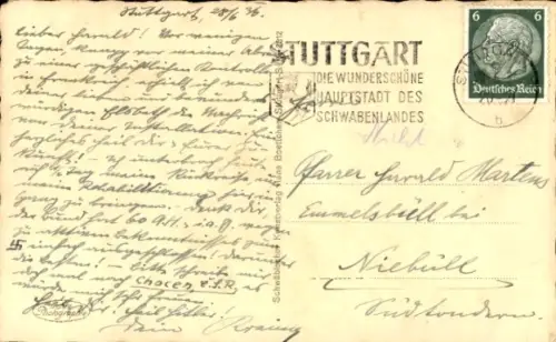 Ak Stuttgart in Württemberg, Rathaus