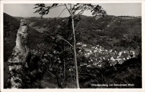 Ak Wiesensteig in Württemberg, Steinernes Weib