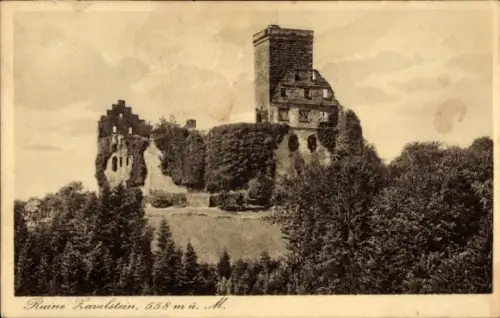 Ak Zavelstein im Schwarzwald Württemberg, Ruine