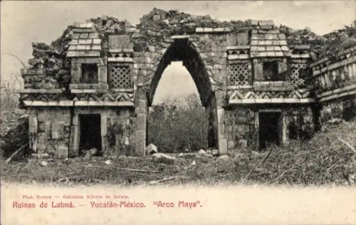 Ak Yucatán México, Ruinas de Labná, Arco Maya
