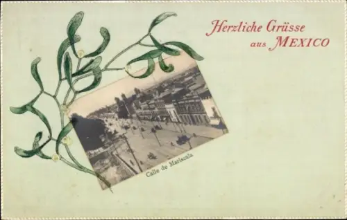 Passepartout Ak Ciudad de Mexico Mexiko Stadt, Calle de Mariscala