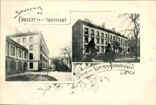 Ak Straßburg Elsass Bas Rhin, Kloster Allerheiligen, Couvent de la Touissant