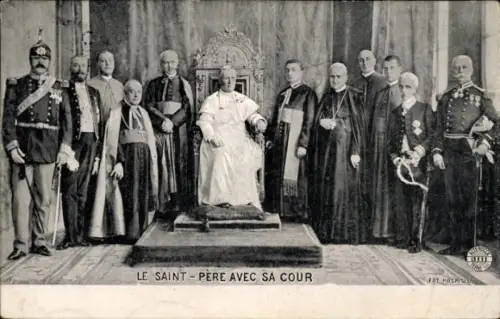 Ak Papst Pius X., Giuseppe Melchiorre Sarto, Geistliche, Le Saint Pere