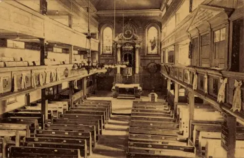 Ak Nossen in Sachsen, Innere Kirche