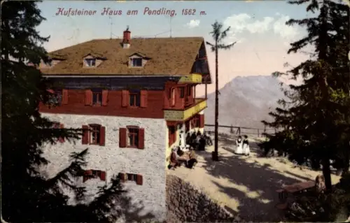 Ak Tirol, Kufsteiner Haus am Pendling, Berghütte