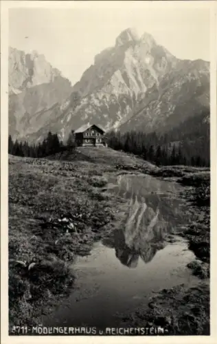 Ak Johnsbach Steiermark, Mödlinger Hütte, Reichenstein