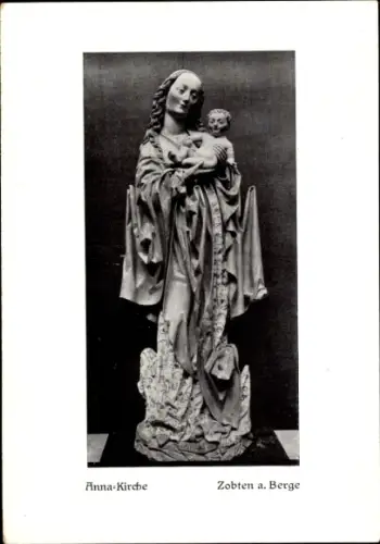 Ak Sobótka Zobten am Berge Schlesien, Anna-Kirche, Ausstellung