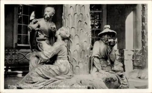 Ak Potsdam Sanssouci, Chinesisches Teehaus, Teilansicht