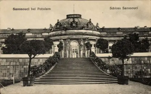 Ak Potsdam Sanssouci, Schloss Sanssouci, Sanssouci bei Potsdam