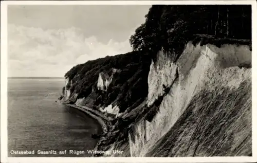 Ak Sassnitz auf Rügen, Wissower Klinken, Ostseebad Sassnitz, Wissower Ufer, Rügen