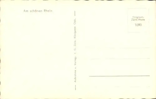 Ak Rüdesheim am Rhein, Rüdesheim, Nationaldenkmal